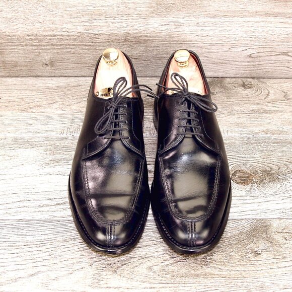 Allen Edmonds LASALLE Split Toe Blucher 9 D Black * add $15 new Cedar Trees main image 13